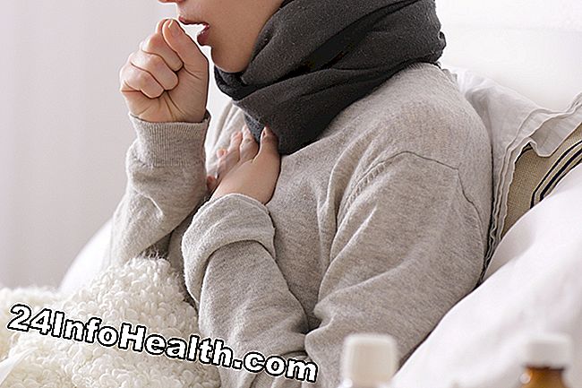 Sta raffigurando una persona con bronchite, che sta vivendo un colpo di tosse con molto liquido.
