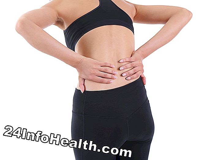 Det skildrar en person med nedre delen av ryggen (sakral vertebral), som upplever lägre ryggvärk.